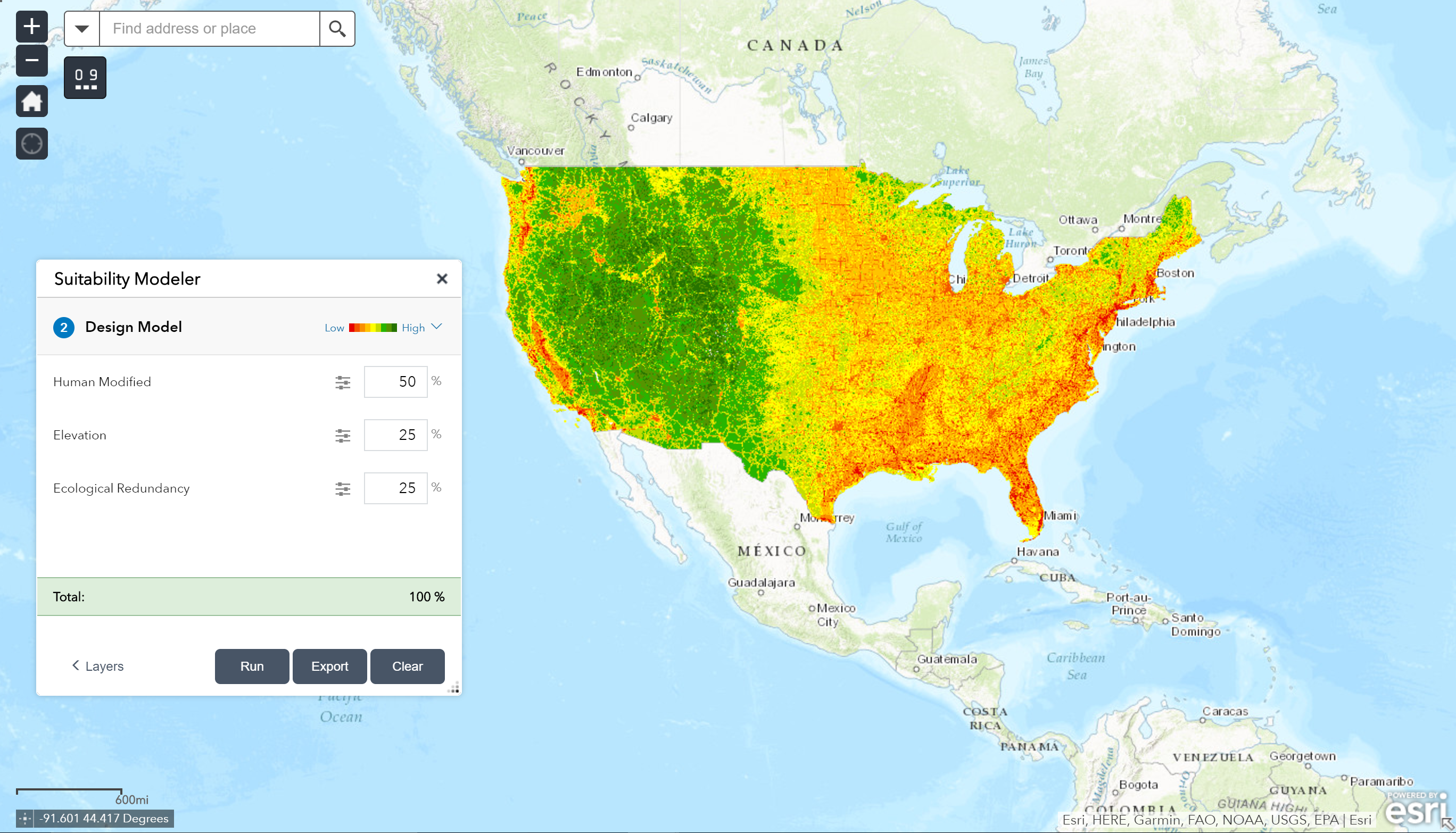 Green Infrastructure Suitability Model